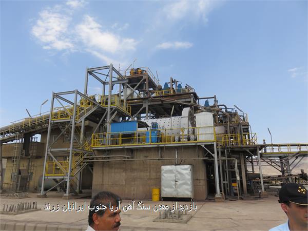 بازدید از معدن سنگ آهن آریا جنوب ایرانیان زرند
